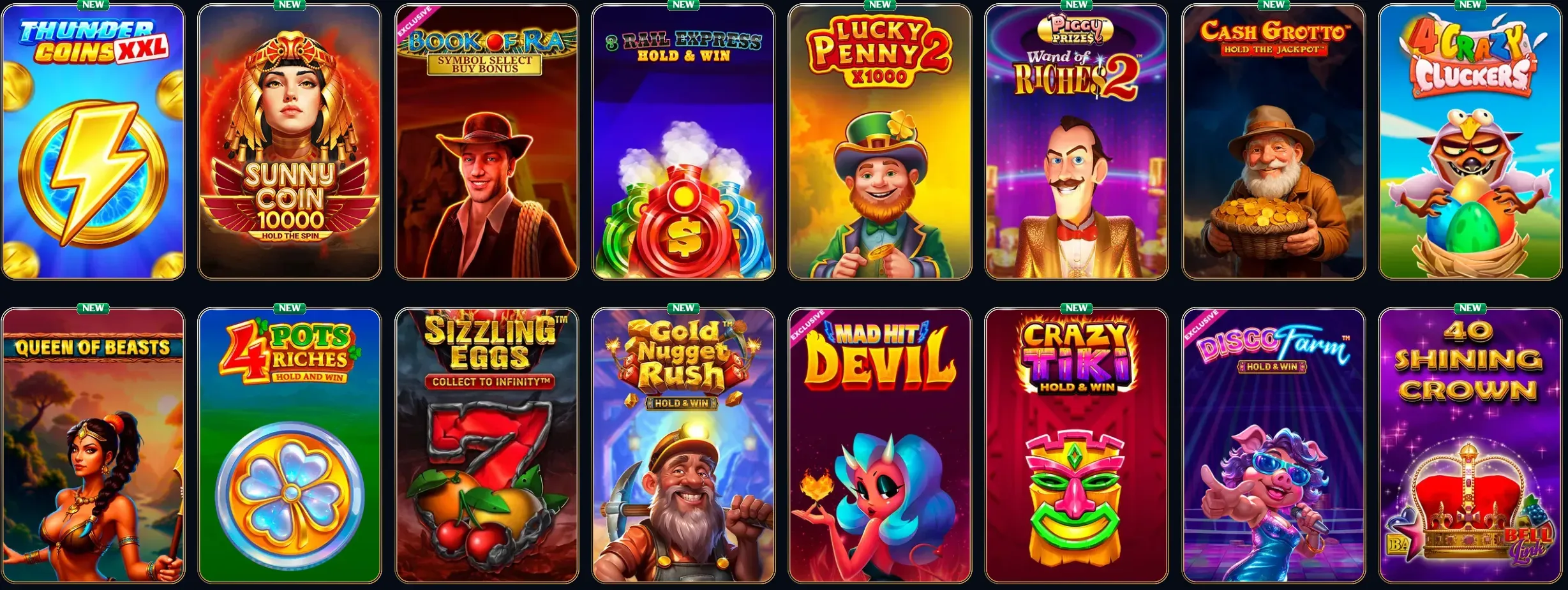 nouvelles sorties du casino Millioner