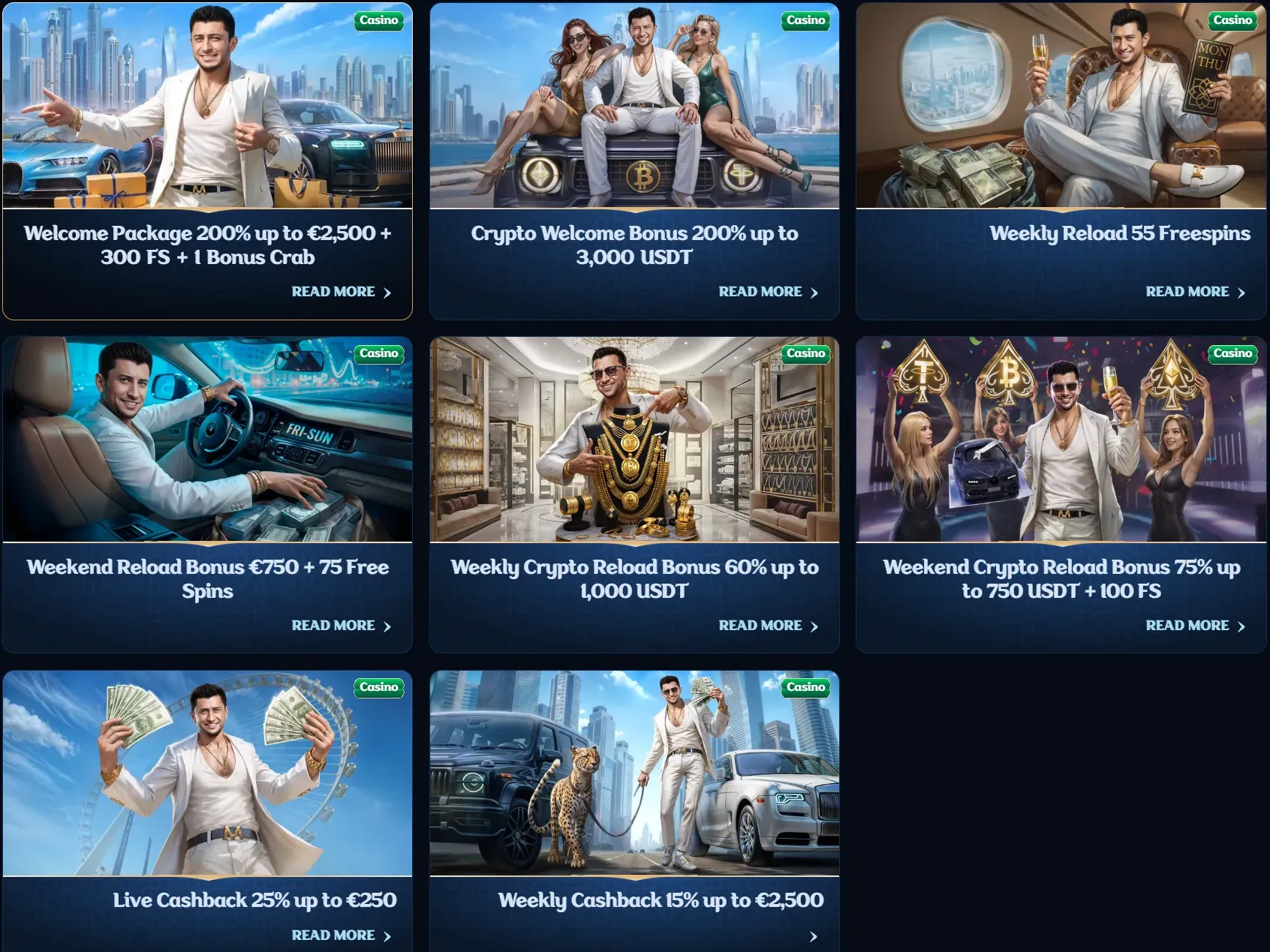 promotions du casino Millioner